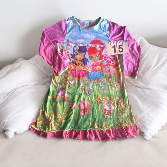 PLACE SLEEPWEAR l Girl’s long-sleeve Nightgown, PJ l M l VGUC - Picture 4 of 8